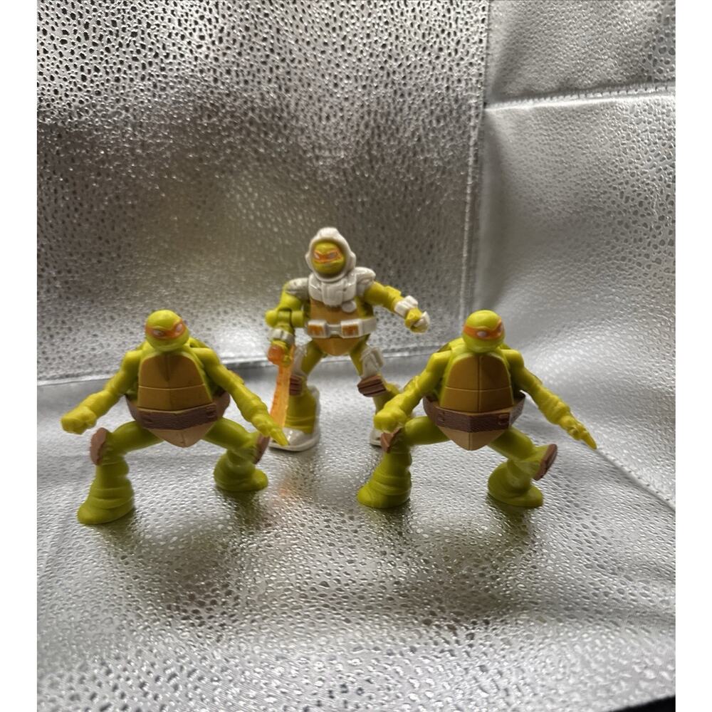 Teenage Mutant Ninja Turtles McDonalds Toys Mixed Lot of 3 Action Figures 2016